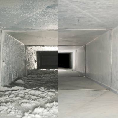 Air Duct Before And After